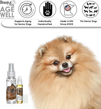 The Blissful Dog Pomeranian Age Well Spray Aromatherapy