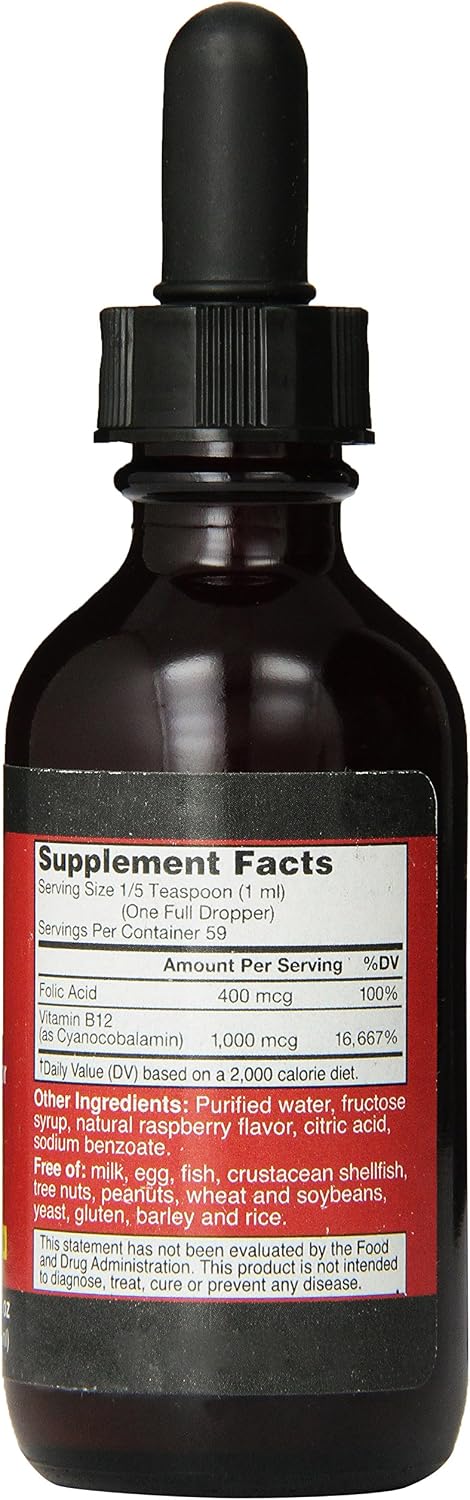 Brickerlab B12 Blast Liquid Vitamin B12 Supplement, 2 oz - görsel 3