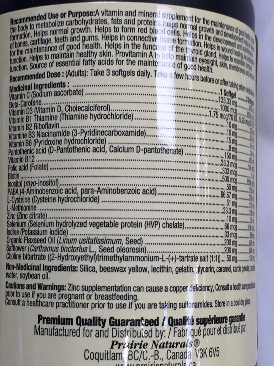 Prairie Naturals Hair-Force, 180 softgels - görsel 2