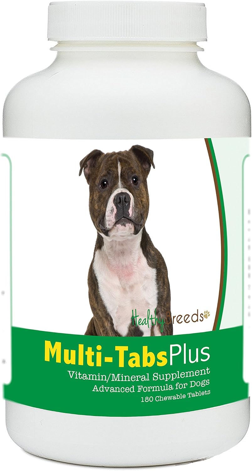 Healthy Breeds Staffordshire Bull Terrier Multi-Tabs Plus Chewable Tablets 180 Count - görsel 1