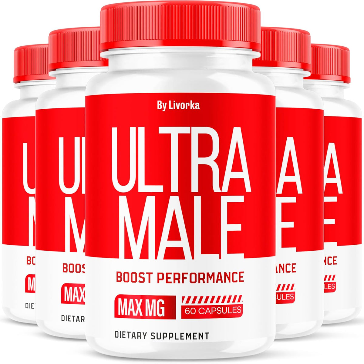 Ultra Male Pills – 5 Pack (300 Capsules) - görsel 1