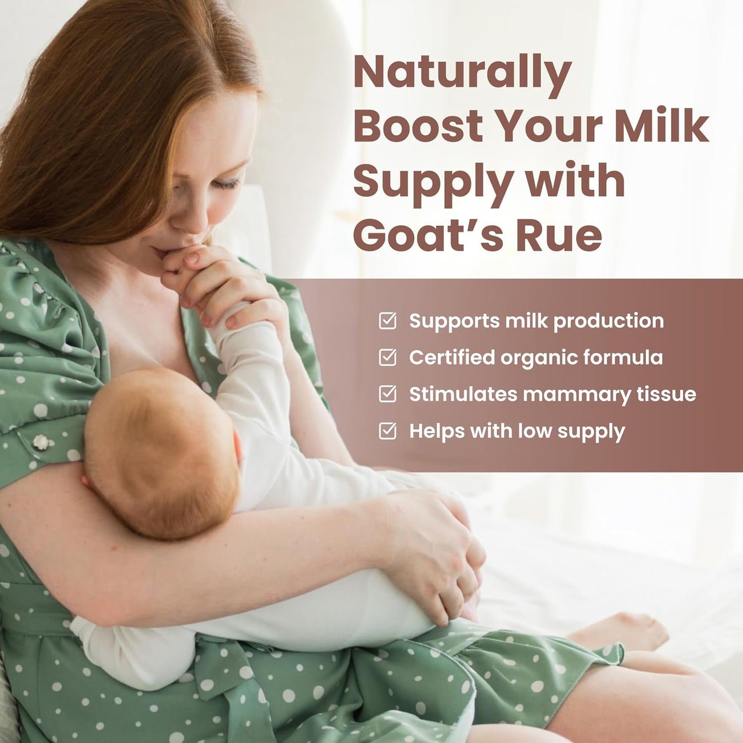 Rumina Naturals Certified Organic Goats Rue Lactation Supplement - görsel 3
