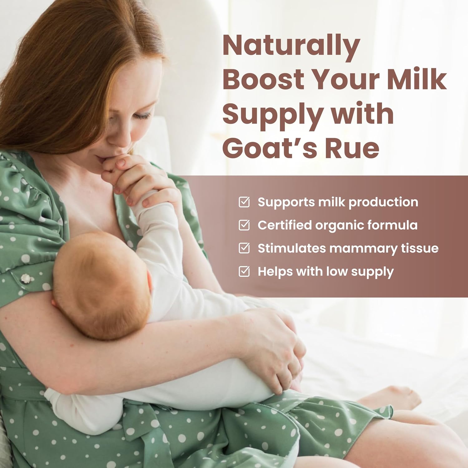 Rumina Naturals Certified Organic Goats Rue Lactation Supplement - görsel 3