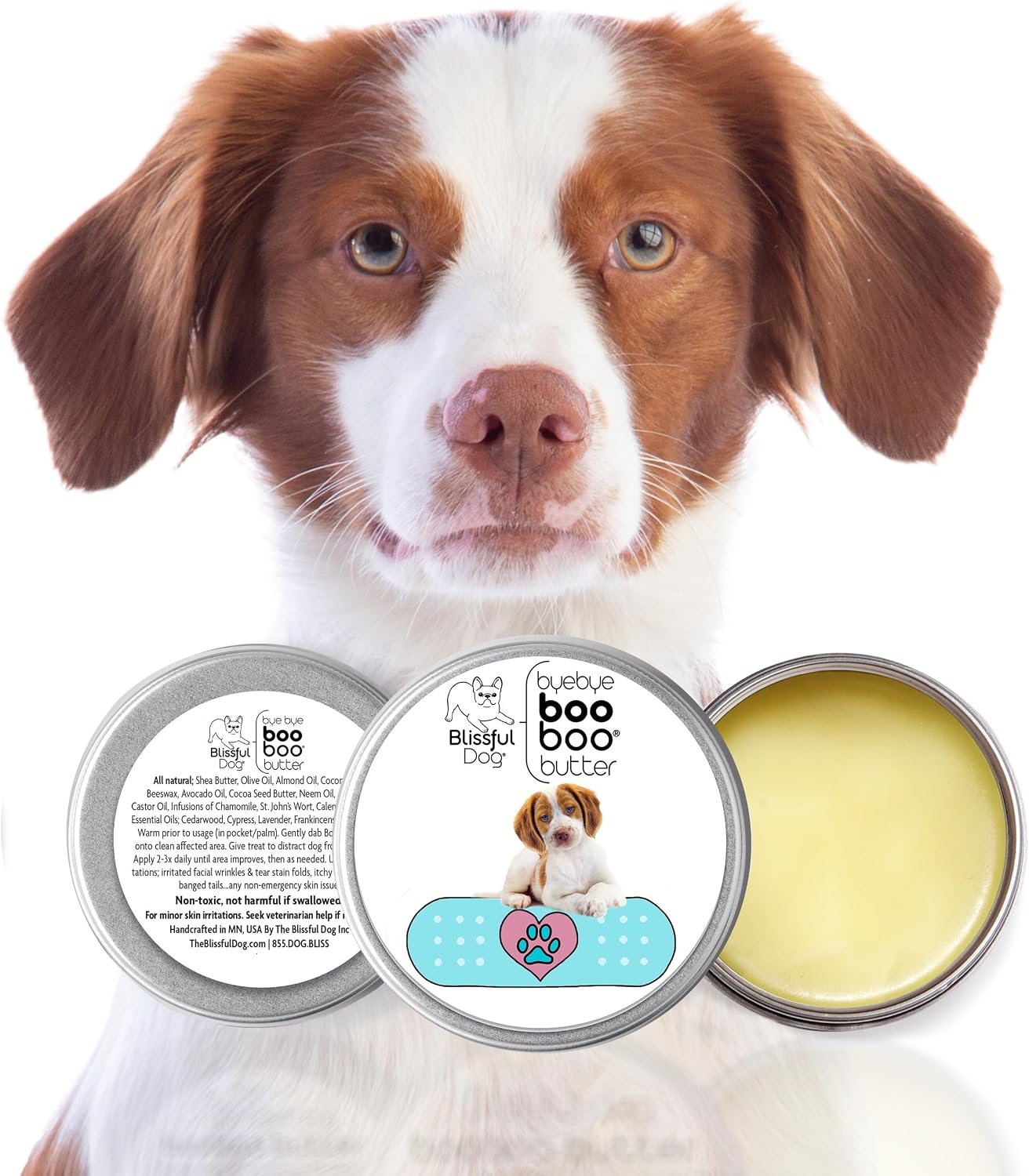The Blissful Dog Brittany Booboo Butter – 8 oz Tin - görsel 2
