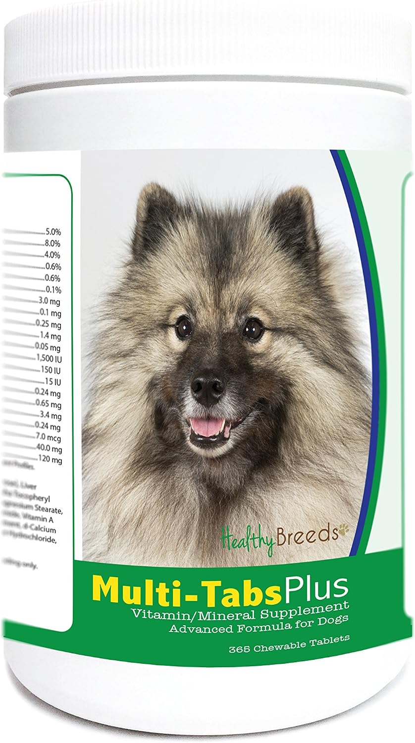 Healthy Breeds Keeshonden Multi-Tabs Plus Chewable Tablets, 365 Count - görsel 1