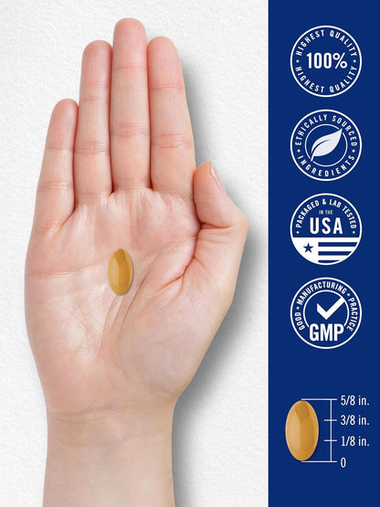 Carlyle Brain Supplement | 60 Softgels | Nootropic with Lion's Mane Mushroom, Bacopa and L-Theanine | Non-GMO, Gluten-free