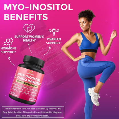BMVINVOL Inositol Supplement 40:1 Ratio - Berberine, Ashwagandha, 60 Capsules