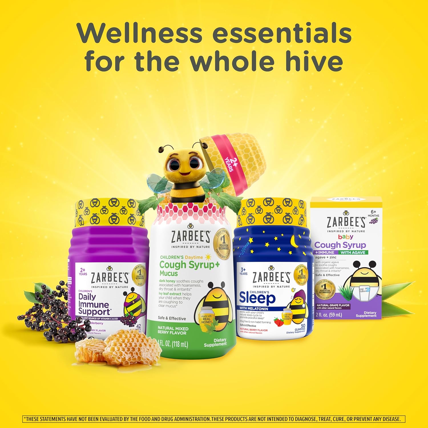 Zarbee's Kid's Complete Multivitamin + Probiotic Gummies – 70 Count - görsel 8
