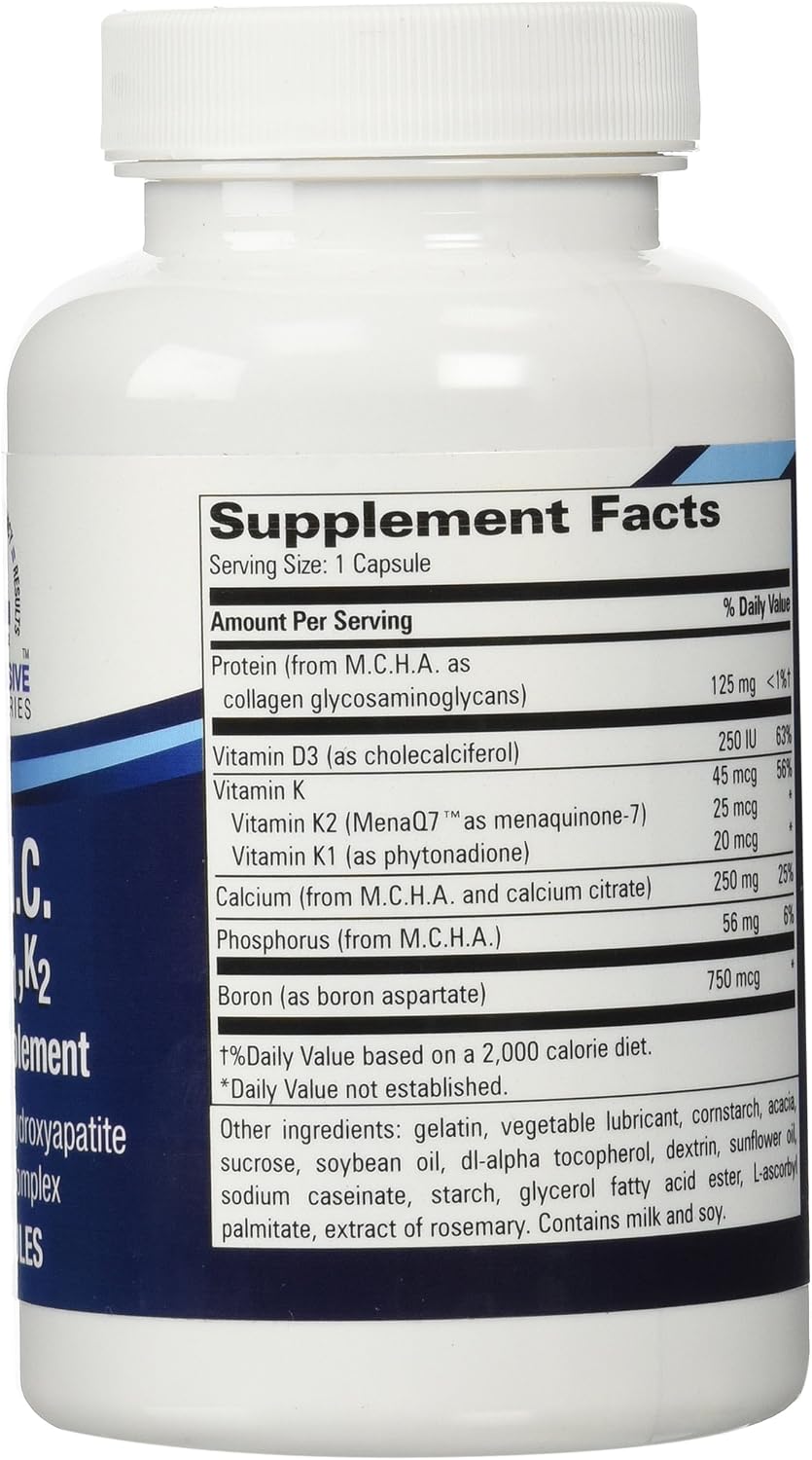 Progressive Labs MCHC with K1 and K2 Supplement, 120 Capsules - görsel 2
