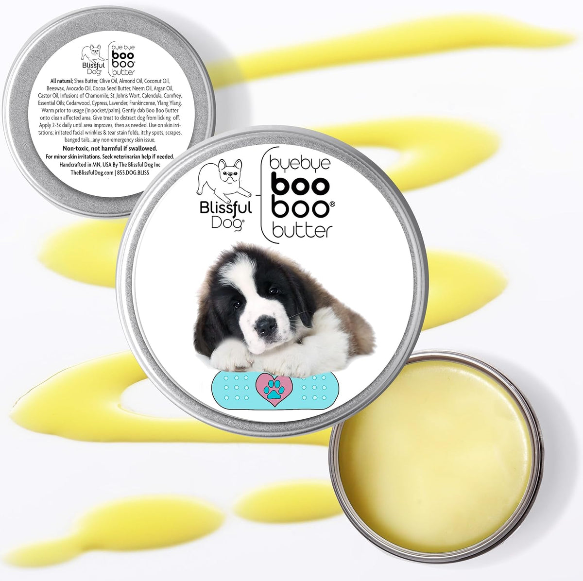 The Blissful Dog 57 g TIN St. Bernard Booboo Butter - görsel 2