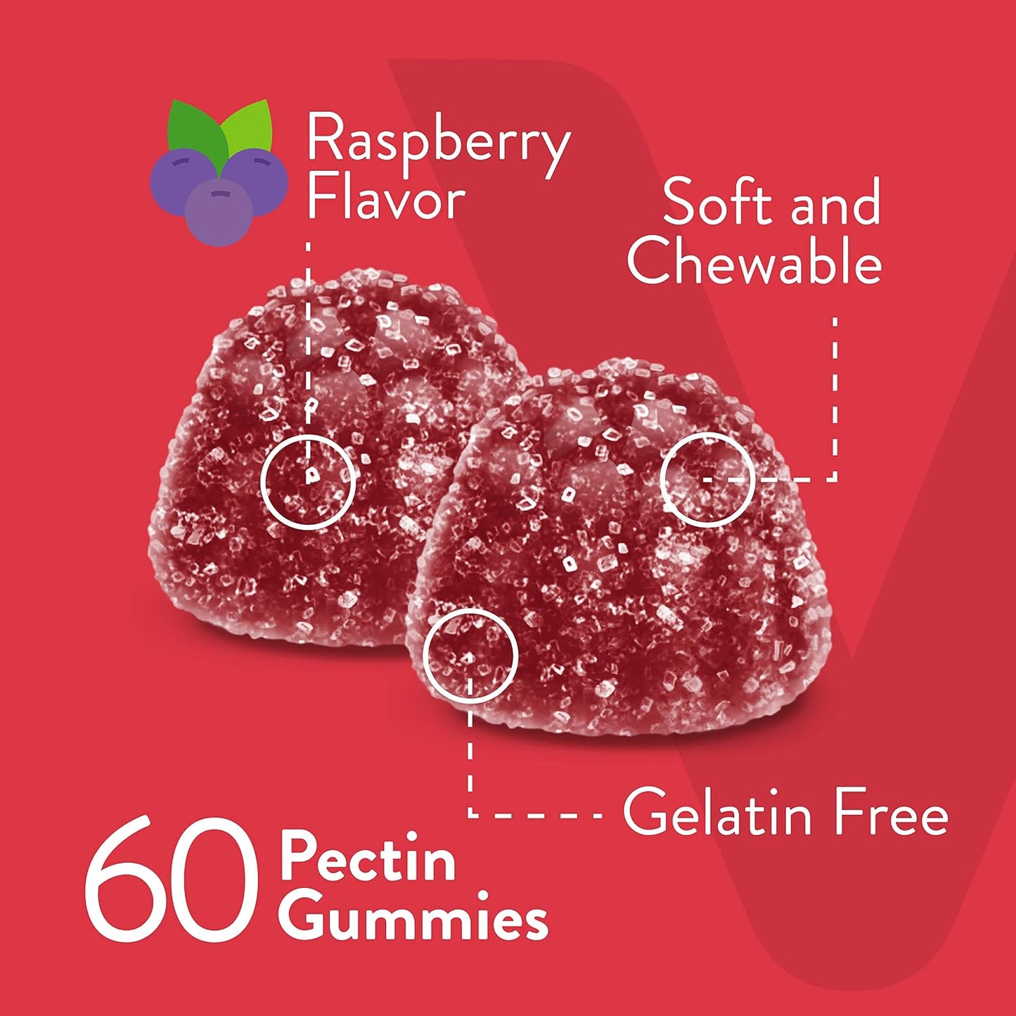 Viteey Vitamin B12 Gummies - Raspberry Flavour - 60 Count - görsel 3