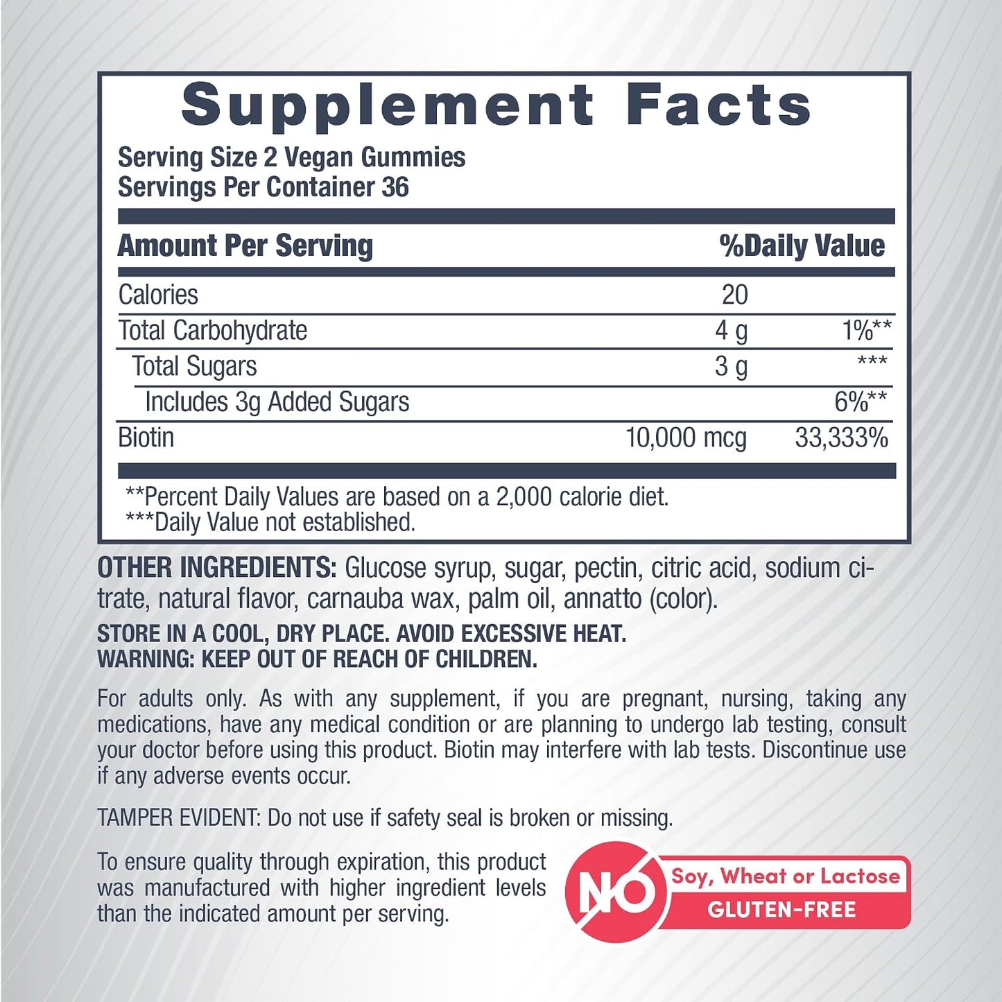 NeoCell Biotin 10000mcg Gummies - 72 Count - Peach Flavour - Hair, Skin & Nails Supplement - görsel 4