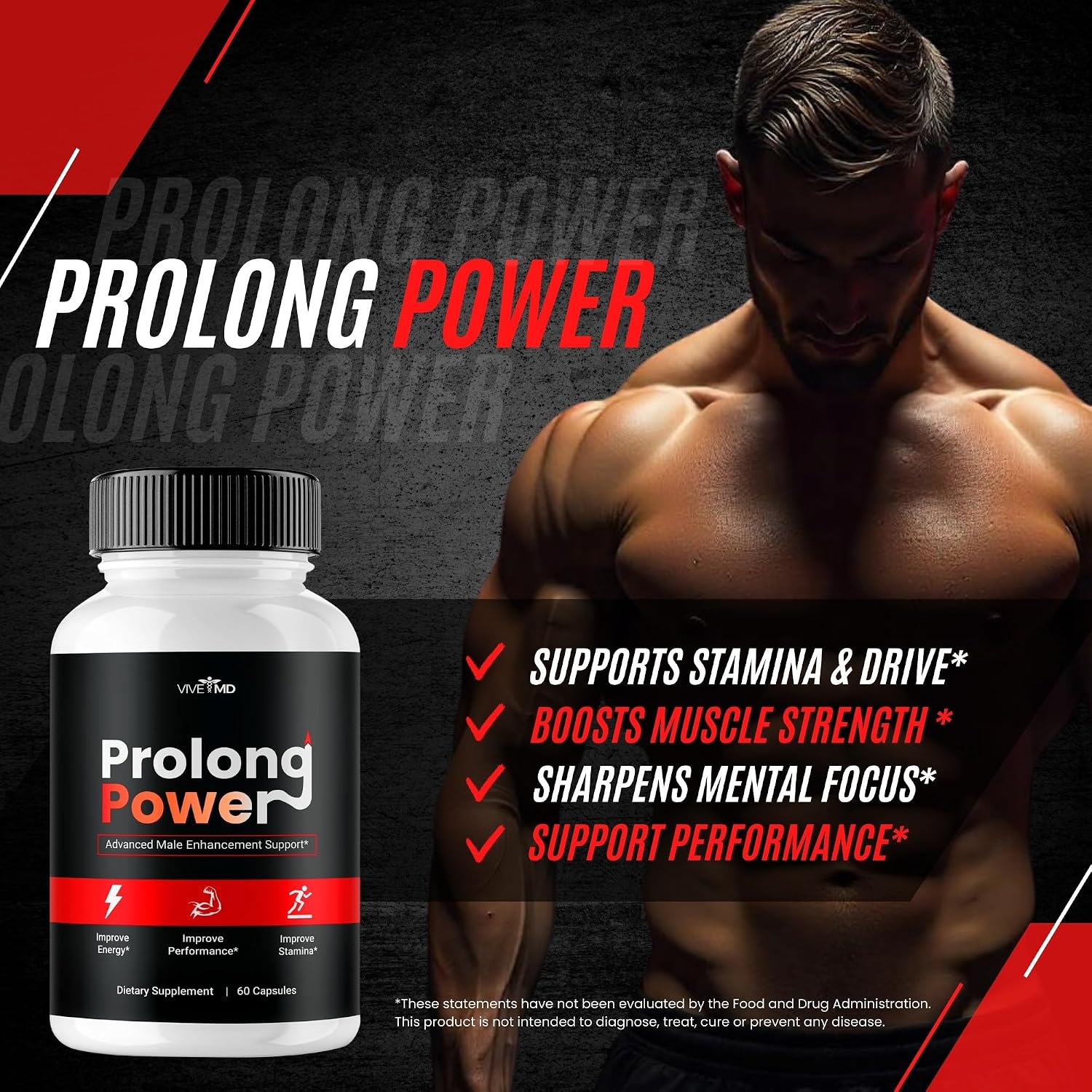 Prolong Power Pills – All-Natural Multivitamin & Mineral Supplement (60 Capsules) - görsel 6