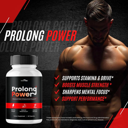 Prolong Power Pills – All-Natural Multivitamin & Mineral Supplement (60 Capsules)