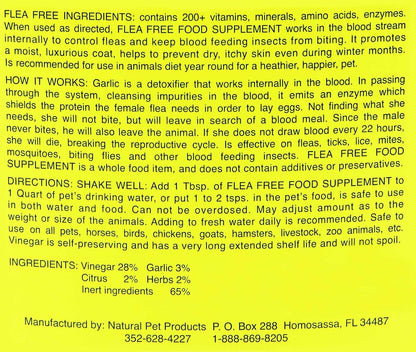 Flea-Free Pure Organic Food Supplement for Dogs, 907g