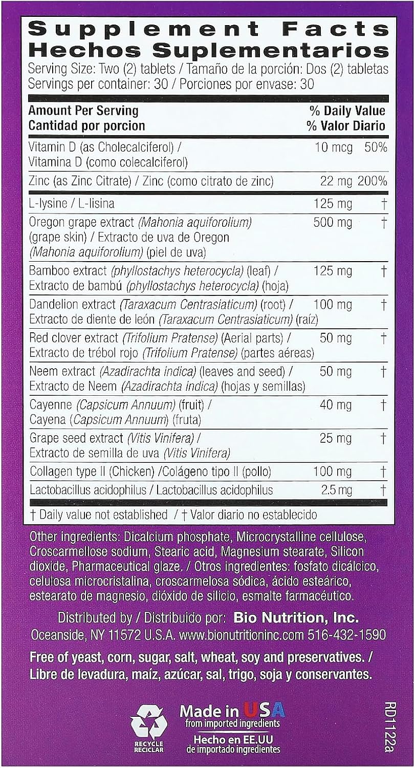 Bio Nutrition Total Skin Wellness, 60 Tablets - görsel 2