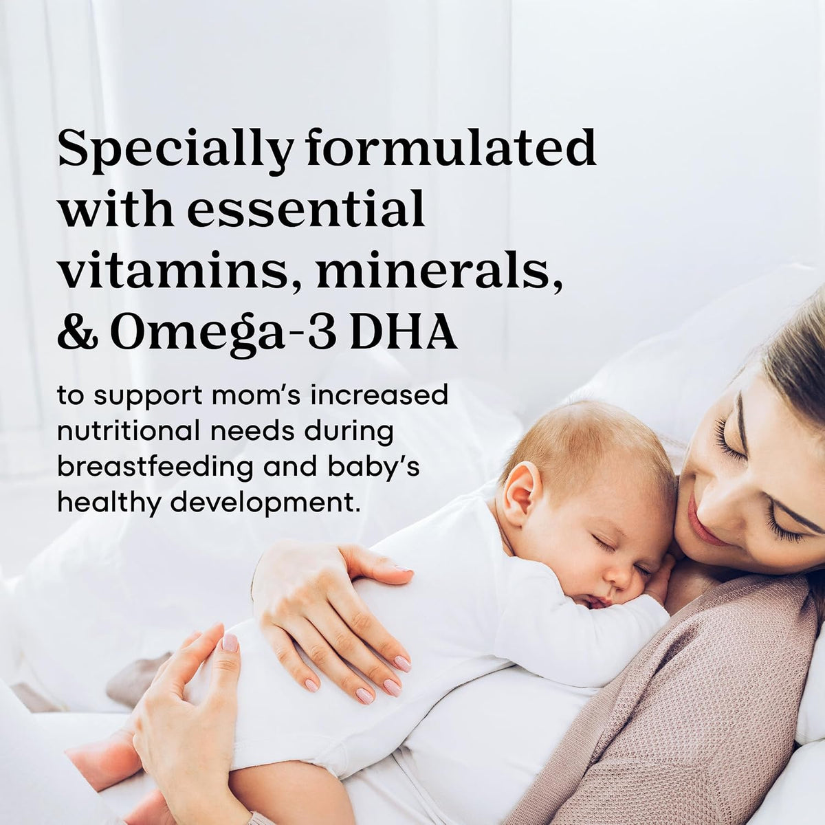 One A Day Postnatal Vitamins for Women, Postnatal Multivitamin with Folic Acid, Omega-3 DHA, B Vitamins – 60 Softgels - görsel 3
