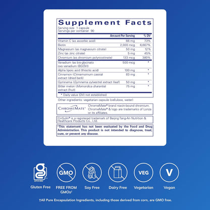 Pure Encapsulations GlucoFunction - Comprehensive Support for Normal Carbohydrate Metabolism* (90 Capsules)
