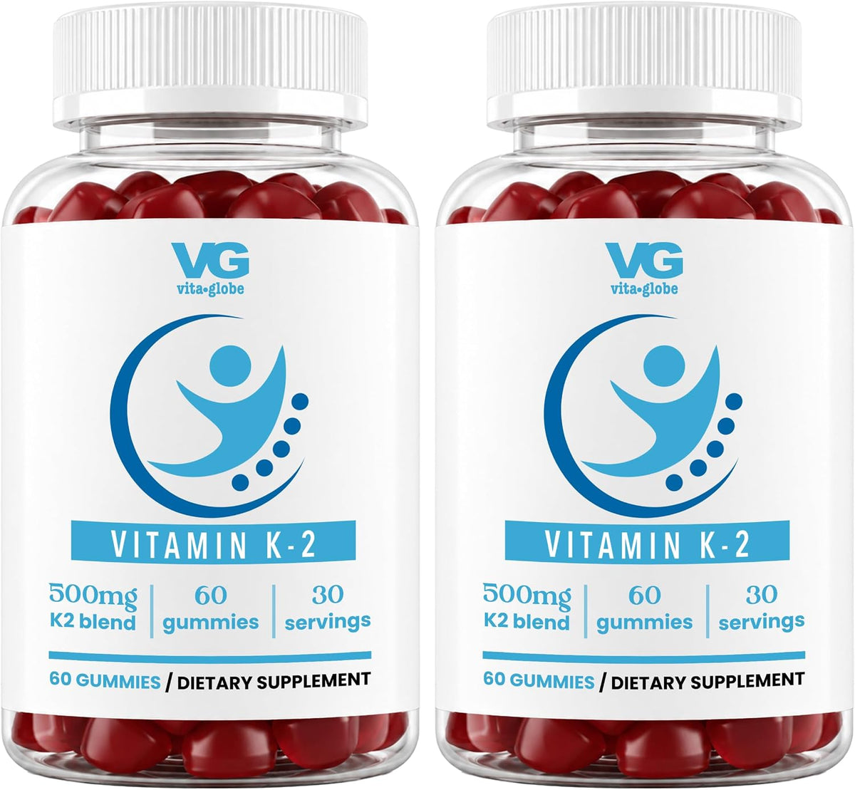 VITA Globe Vitamin K2 Gummy Vitamins – Bone & Heart Support, 60 Gummies - görsel 7