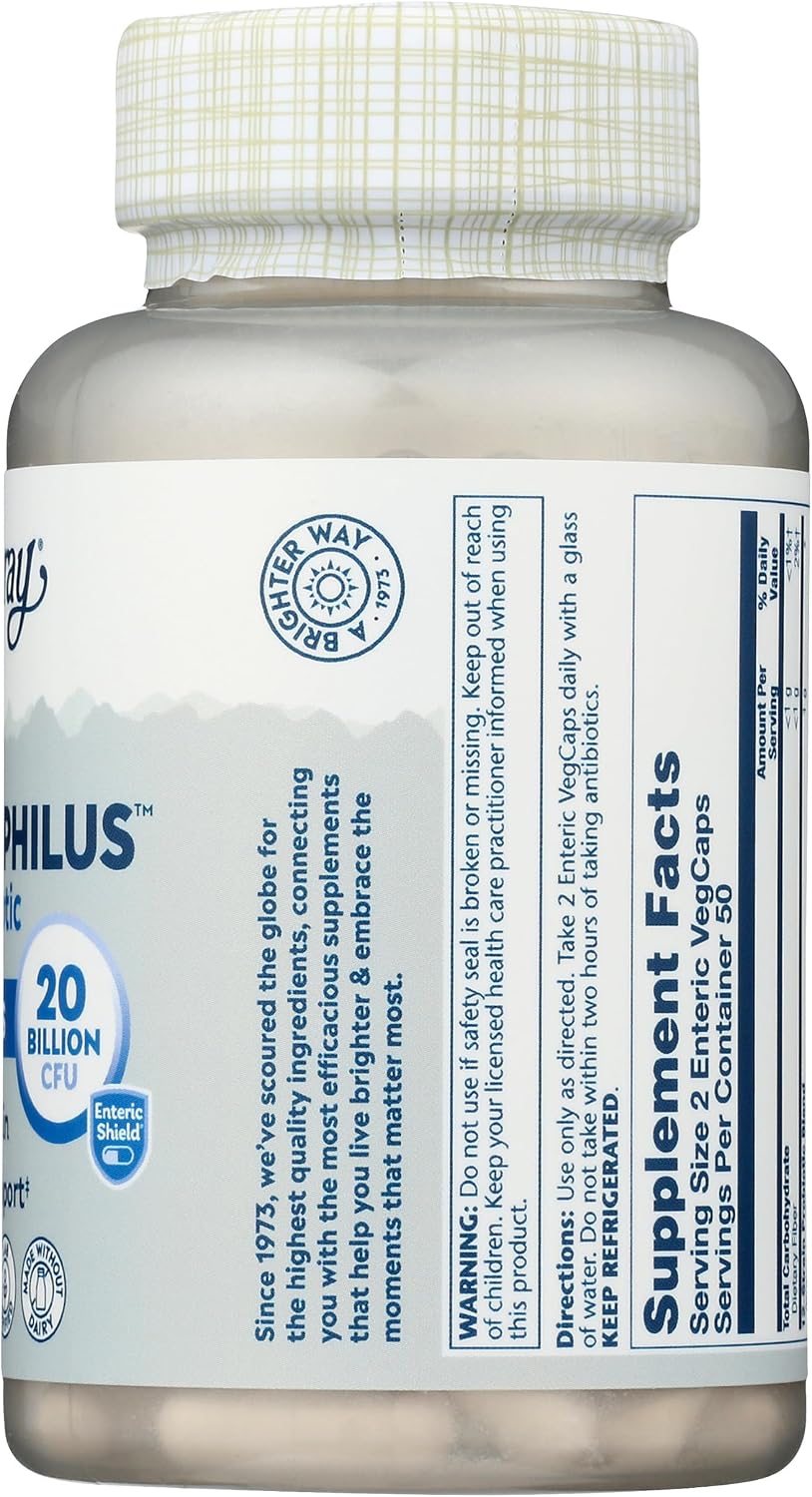 Solaray Multidophilus 12 – 100 Vegetarian Capsules - görsel 7