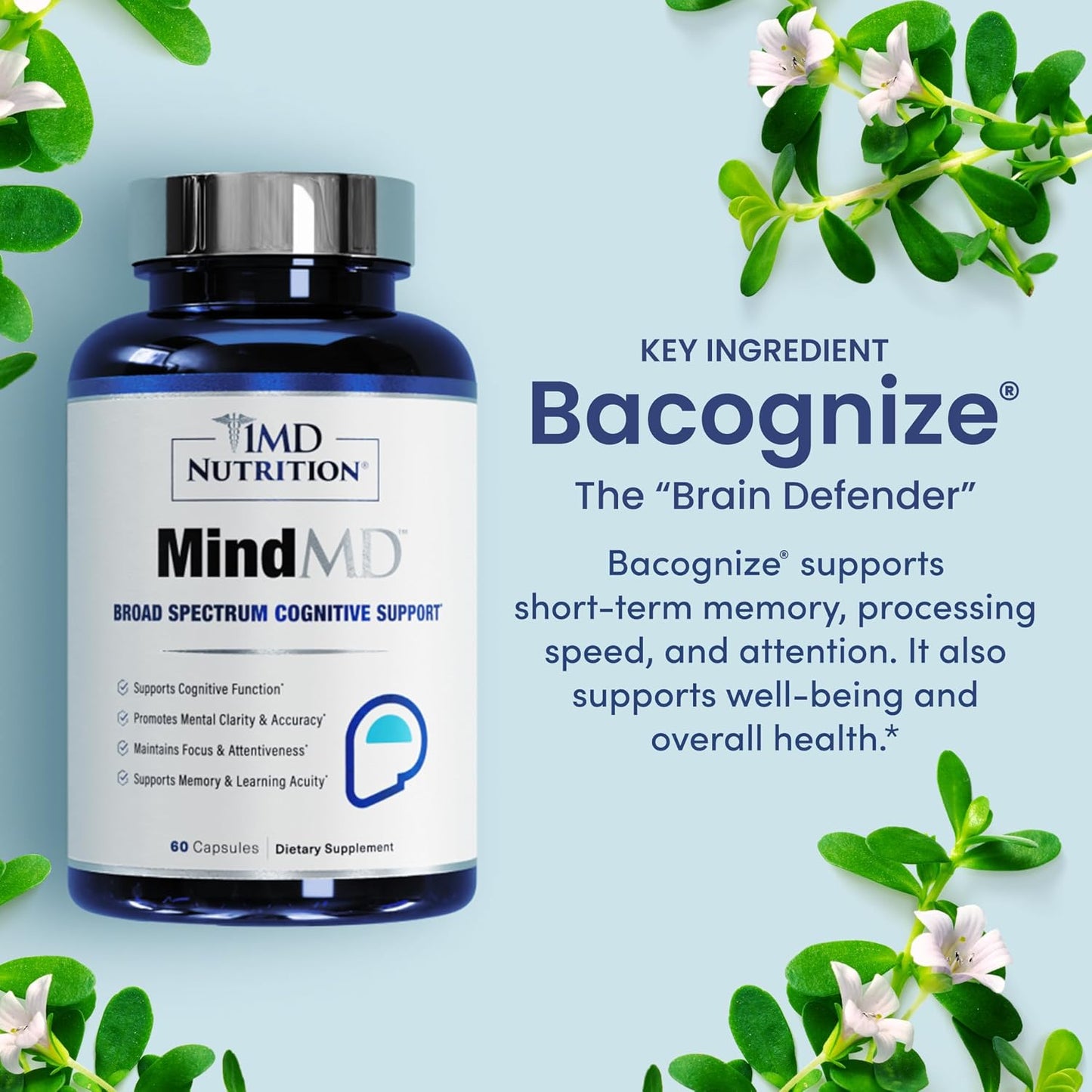 1MD Nutrition MindMD - Brain Supplement for Memory and Focus - görsel 6