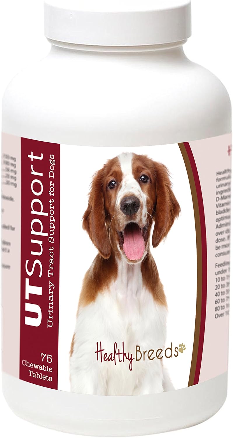 Healthy Breeds Welsh Springer Spaniel Cranberry Chewables - Urinary Tract Support - 75 Count - görsel 1