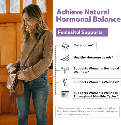 FemoSitol Inositol Powder | Myo-Inositol & D-Chiro Inositol 40:1 Ratio (123g)