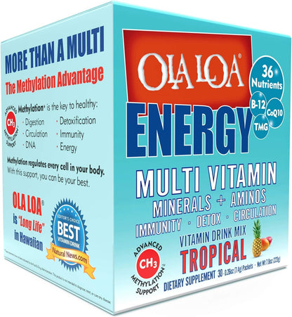 Ola Loa Energy Tropical Multivitamin Drink Mix - 30 Packets