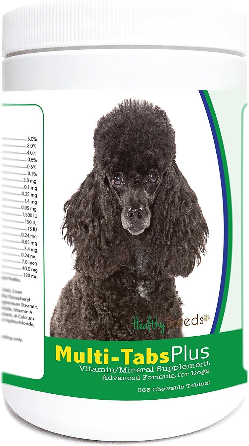 Healthy Breeds Poodle Multi-Tabs Plus Chewable Tablets 365 Count - görsel 1