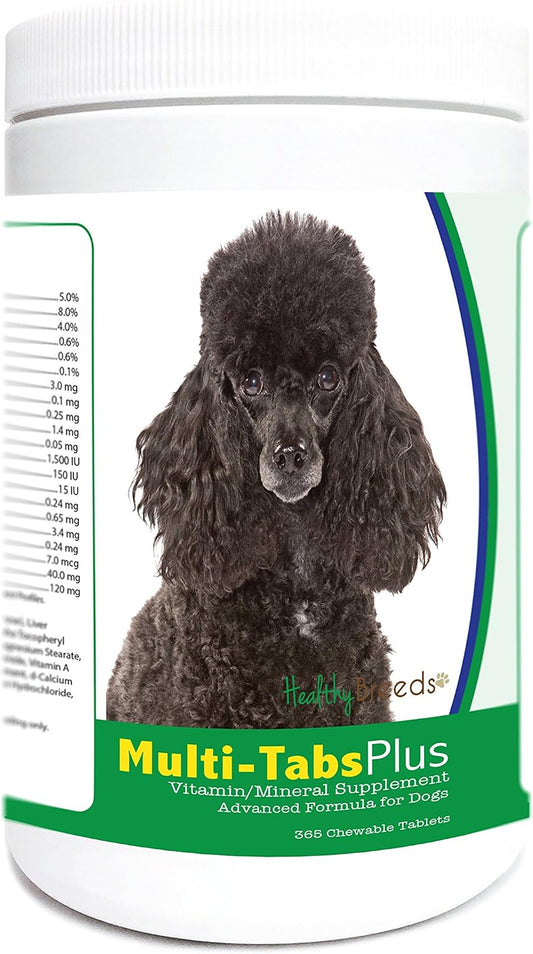 Healthy Breeds Poodle Multi-Tabs Plus Chewable Tablets 365 Count