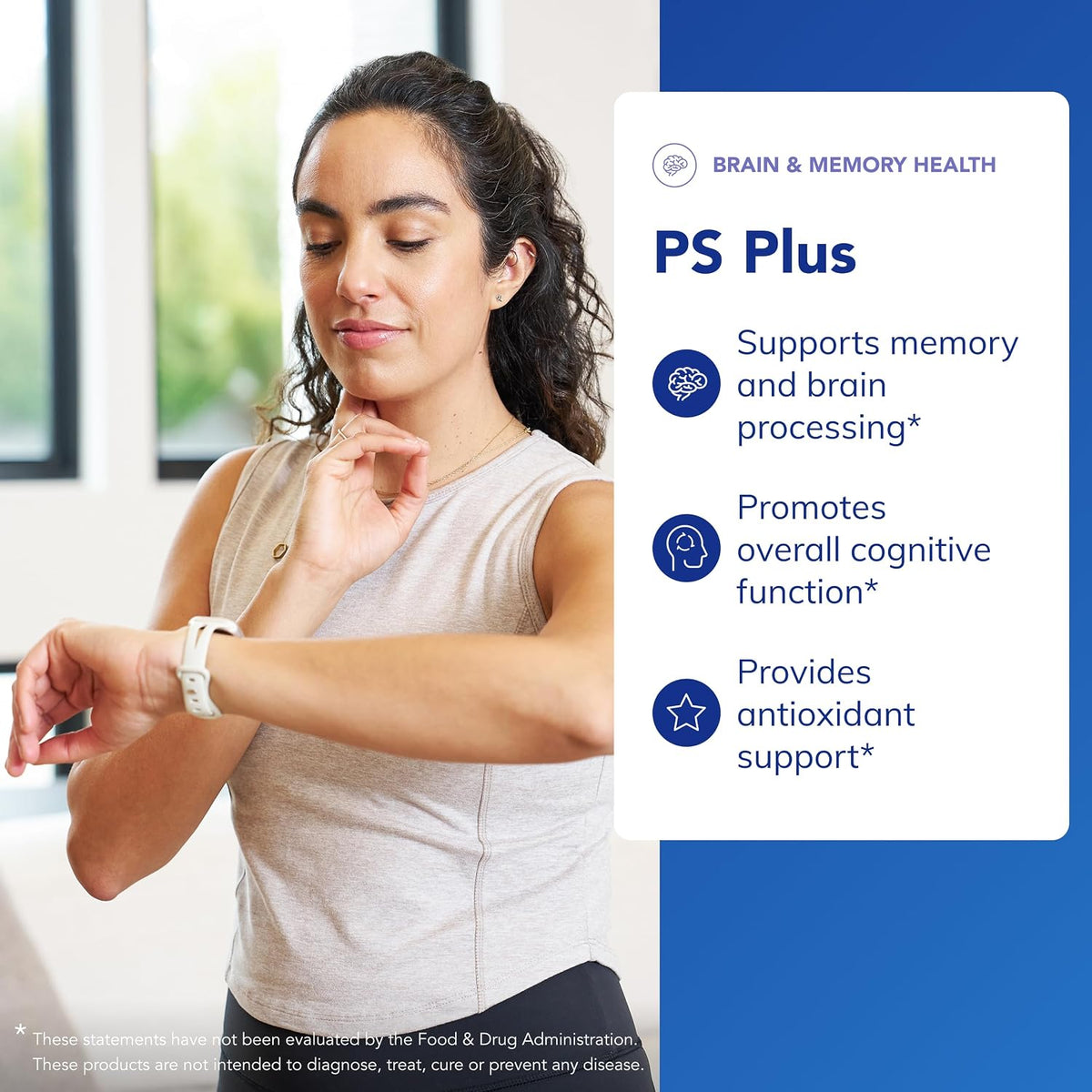 Pure Encapsulations PS Plus – Hypoallergenic Cognitive Support with Phosphatidylserine and Antioxidants (60 Capsules) - görsel 3
