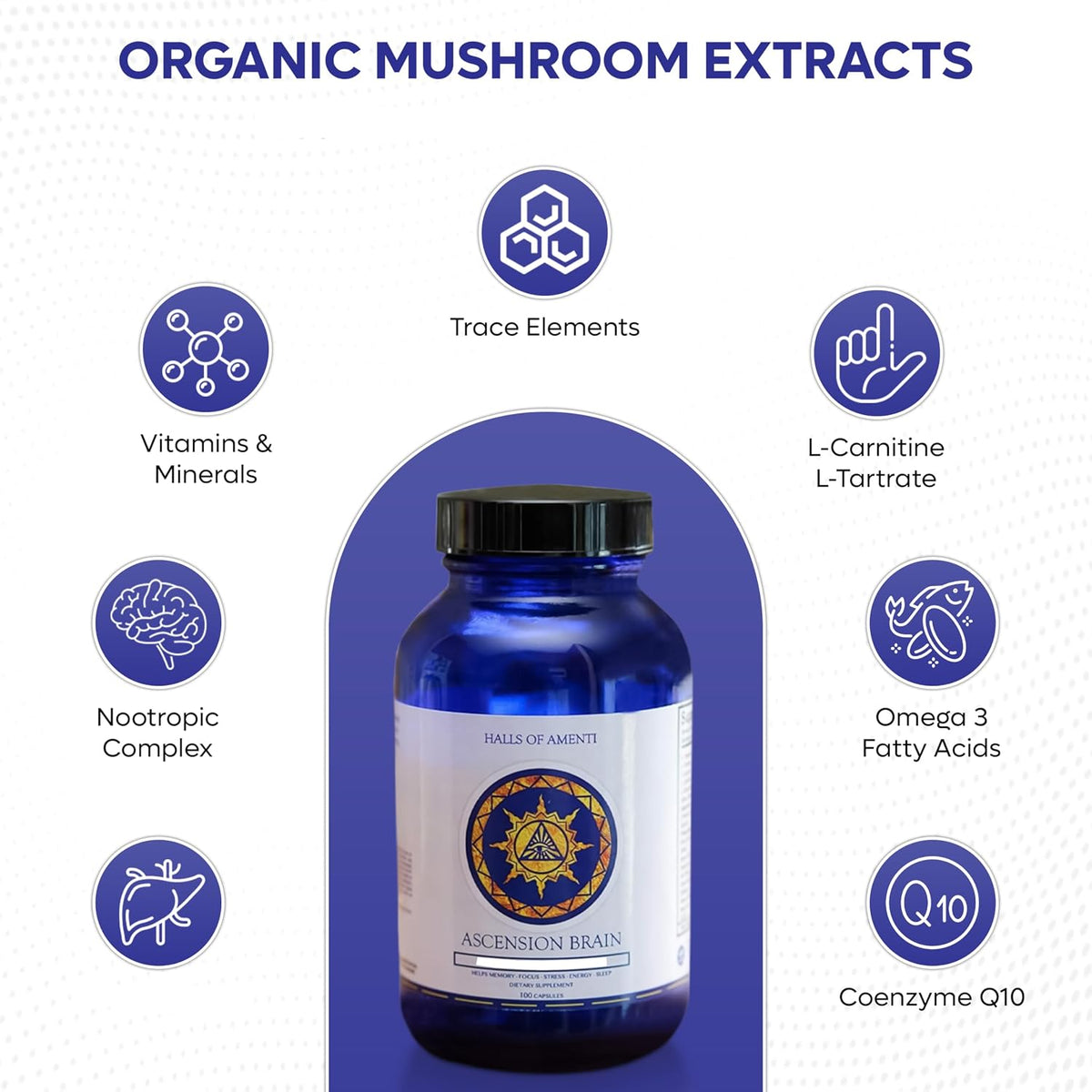 Ascension Brain Health Supplement (100 Capsules) - görsel 2