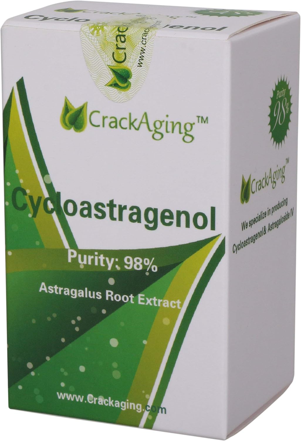 Crackaging Super-Absorption Cycloastragenol 98% (10mg per Capsule) (30 capsules per bottle, 6 bottles) - görsel 9