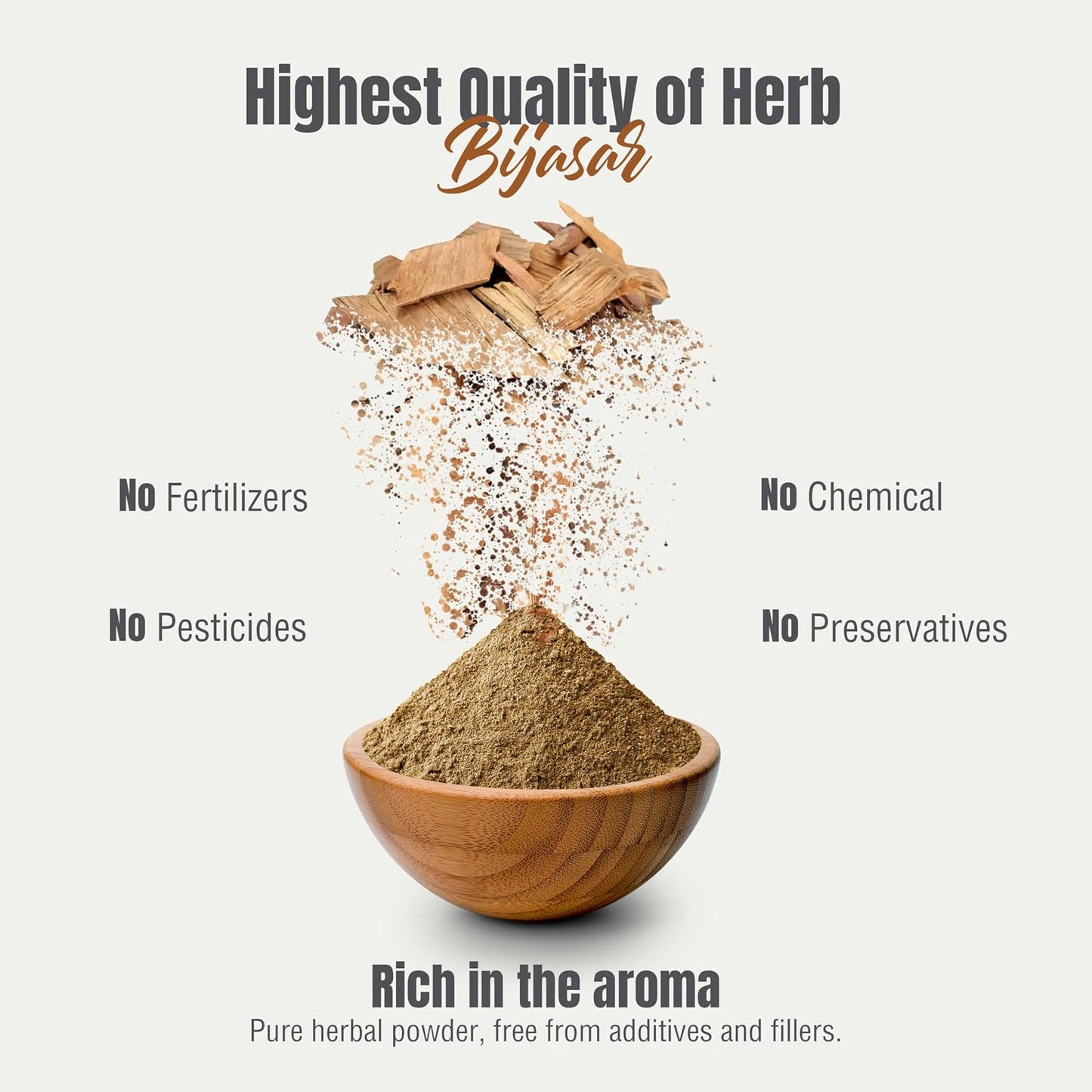 Herbsforever Vijaysar (Pterocarpus Marsupium) Powder - Carb Control, 454 g (16 oz) - görsel 8