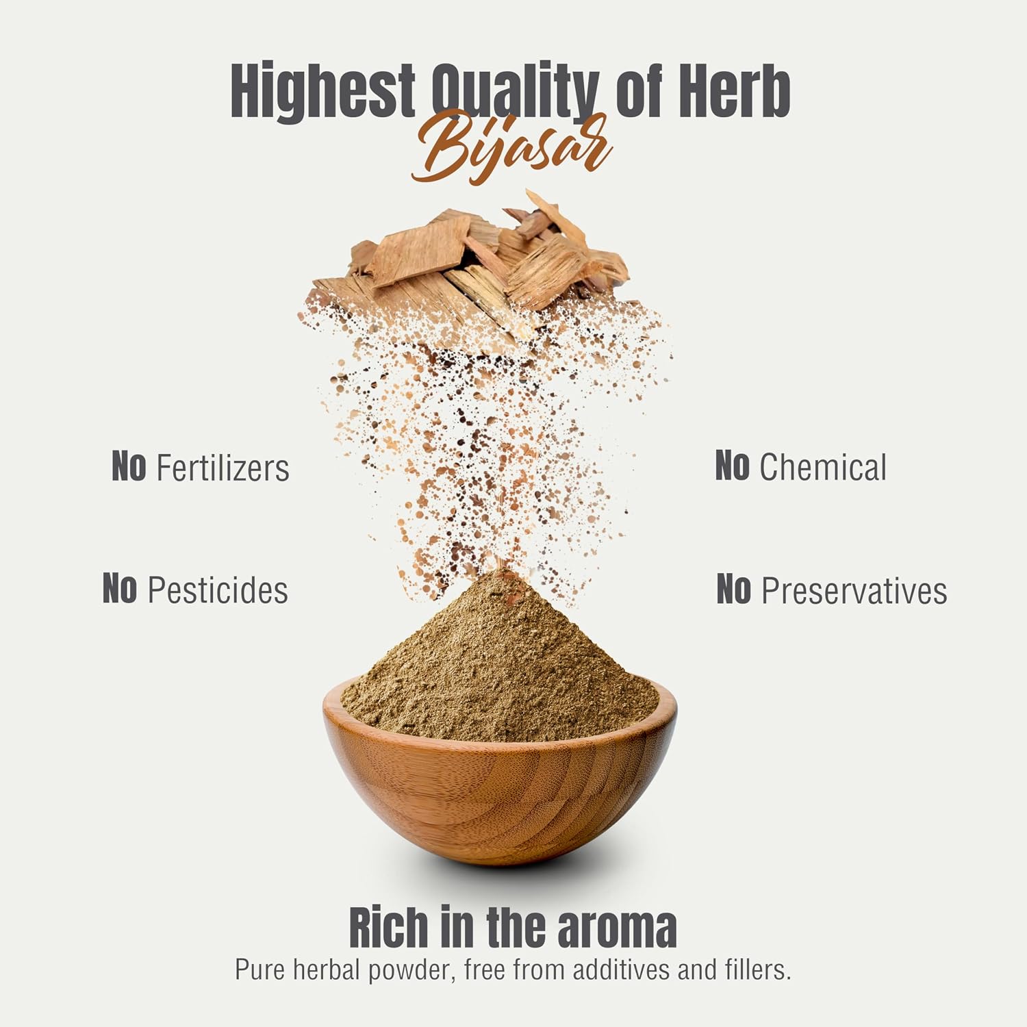 Herbsforever Vijaysar (Pterocarpus Marsupium) Powder - Carb Control, 454 g (16 oz) - görsel 8