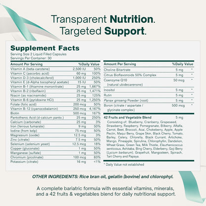 Post Bariatric Multivitamin – 3 Pack of Liquid Force Multivitamin (90-Day Supply)