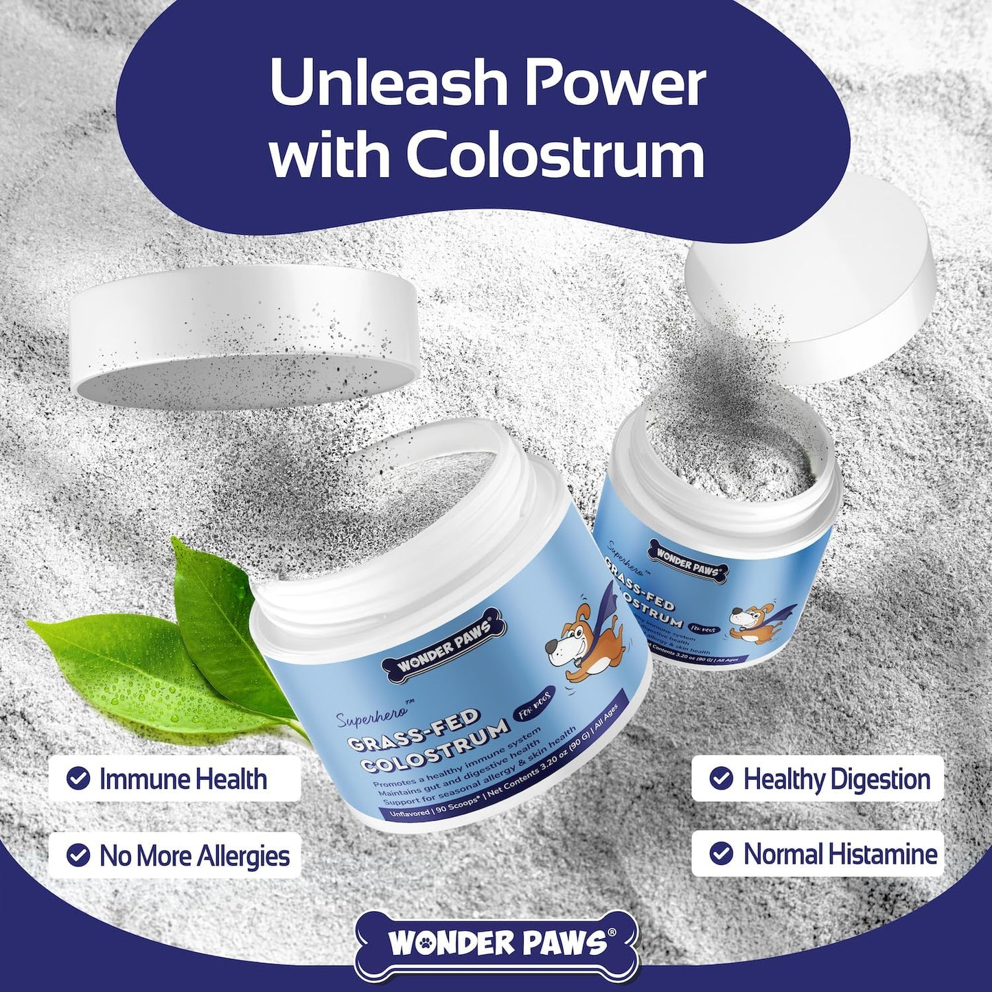 Premium Grass Fed Colostrum for Dogs – Pure Bovine Colostrum – Immune, Allergy, and Skin Support – All Breeds – 90g - görsel 6