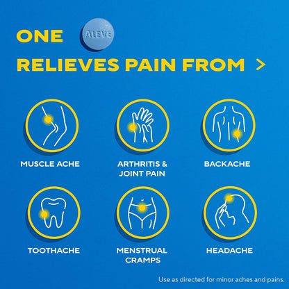Aleve Back and Muscle Pain Tablets, 90 Tablets