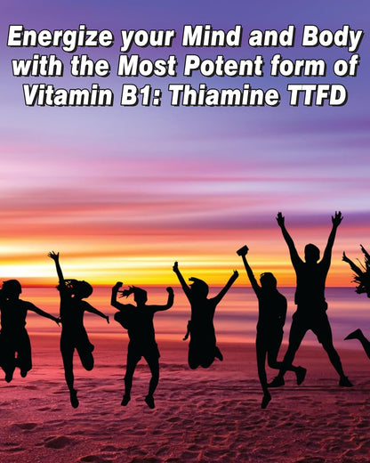 Vitamin B1 Thiamine TTFD - Thiamine Tetrahydrofurfuryl Disulfide, 50 mg, 250 Capsules
