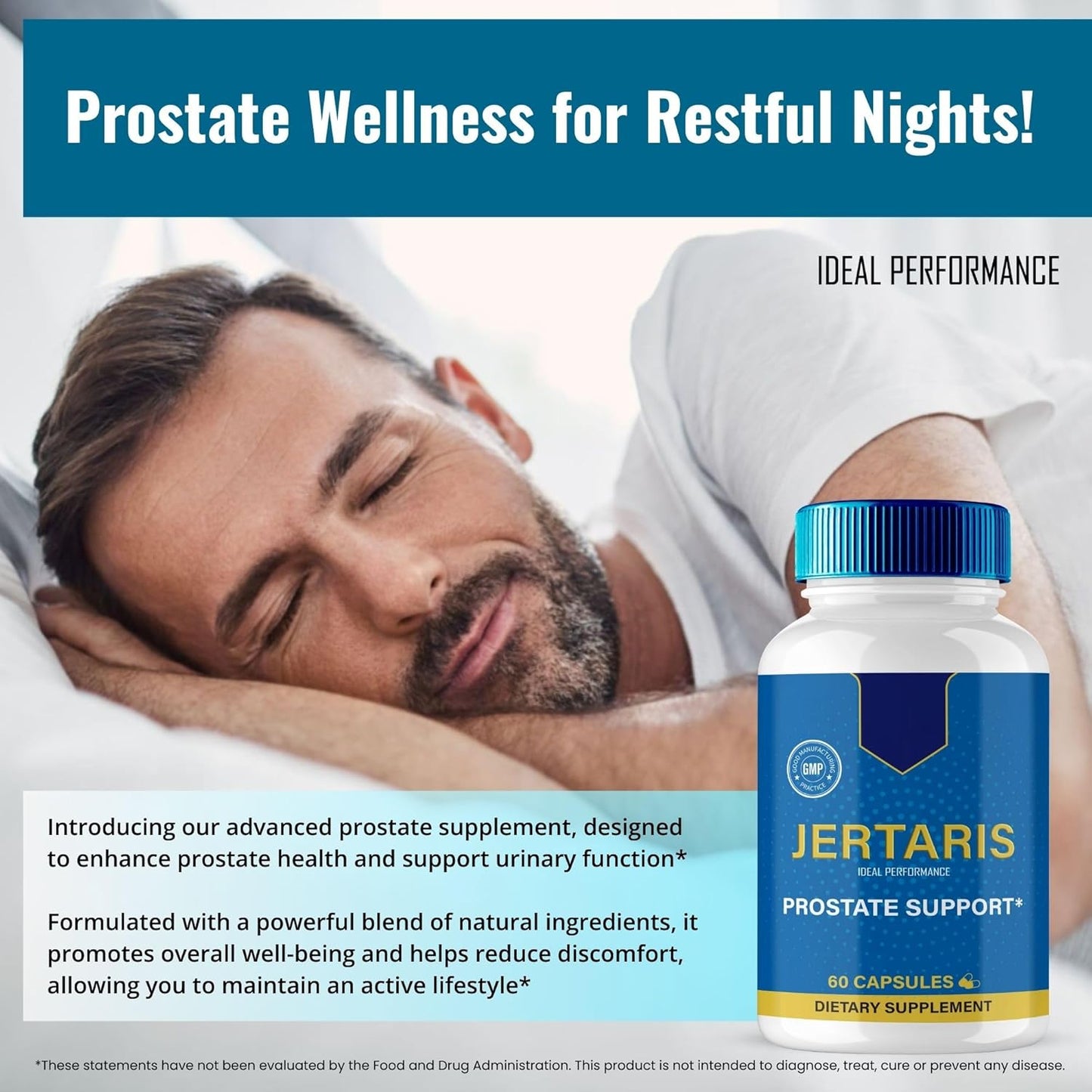 IDEAL PERFORMANCE Jertaris Capsules - Extra Strength Prostate Health Support (2 Pack) - görsel 4