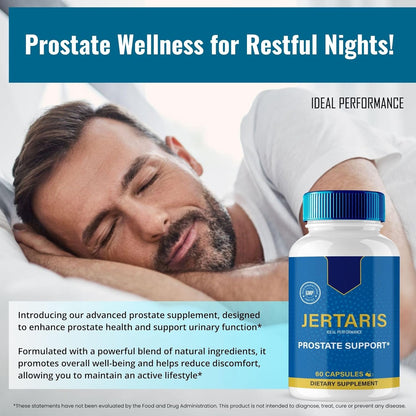 IDEAL PERFORMANCE Jertaris Capsules - Extra Strength Prostate Health Support (2 Pack)