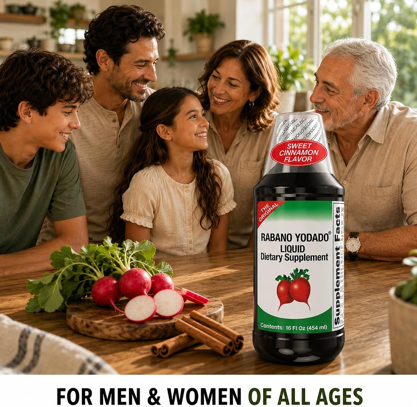 Rabano Yodado Ionised Radish Dietary Liquid Supplement – Iodine, Vitamin B1, B6 & B12 – 237 ml - görsel 5