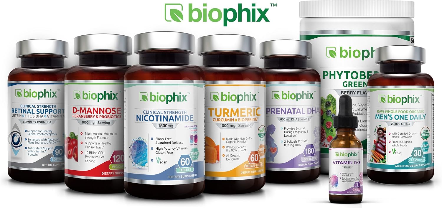 biophix Vitamin K2 MK-4 100 mcg with Alfalfa - 200 Capsules - görsel 5