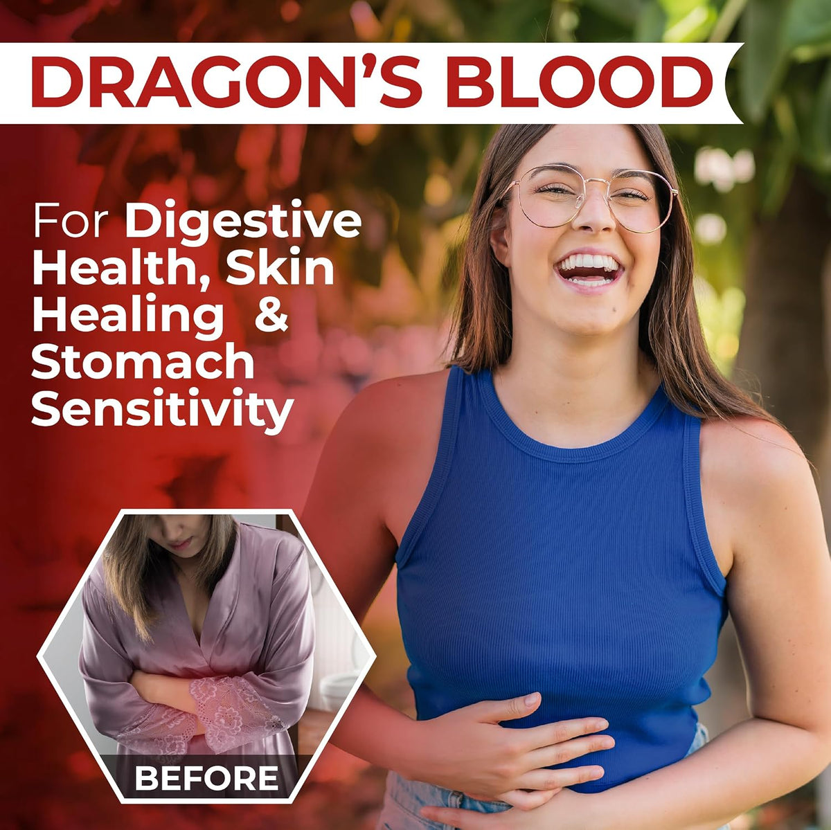 Dragon’s Blood Capsules 1000mg, Croton Lechleri Extract (Sangre de Drago, Sangre de Grado) Natural Digestion Support, Skin Healing, Ulcers, Stomach Sensitivity, Scarring, Antioxidant Support, 60 Capsules - görsel 8