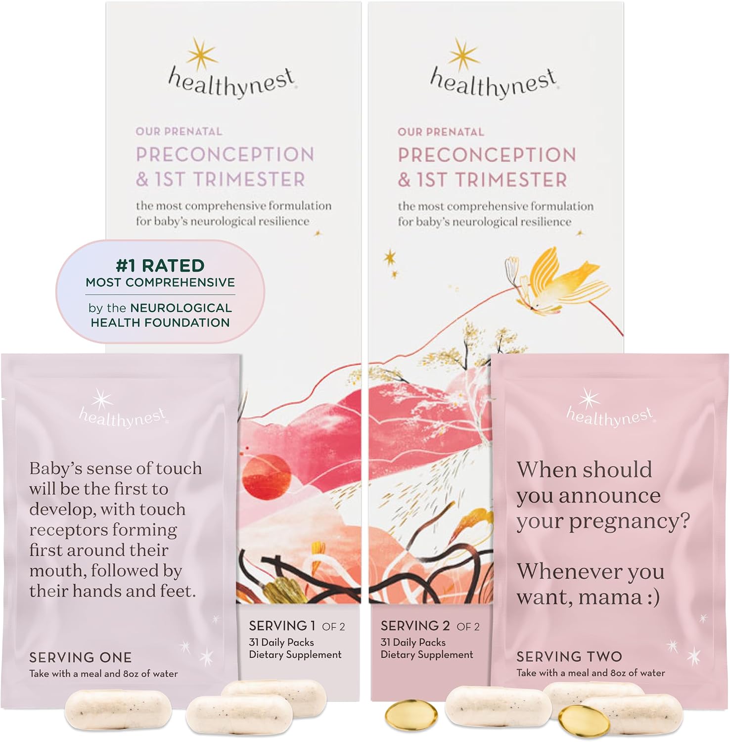 HealthyNest Preconception and First Trimester Prenatal Vitamin - görsel 1