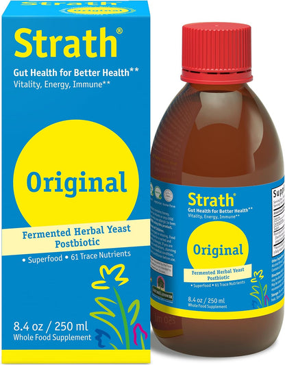 Strath Fermented Herbal Yeast Postbiotic – Daily Nutritional Supplement Liquid