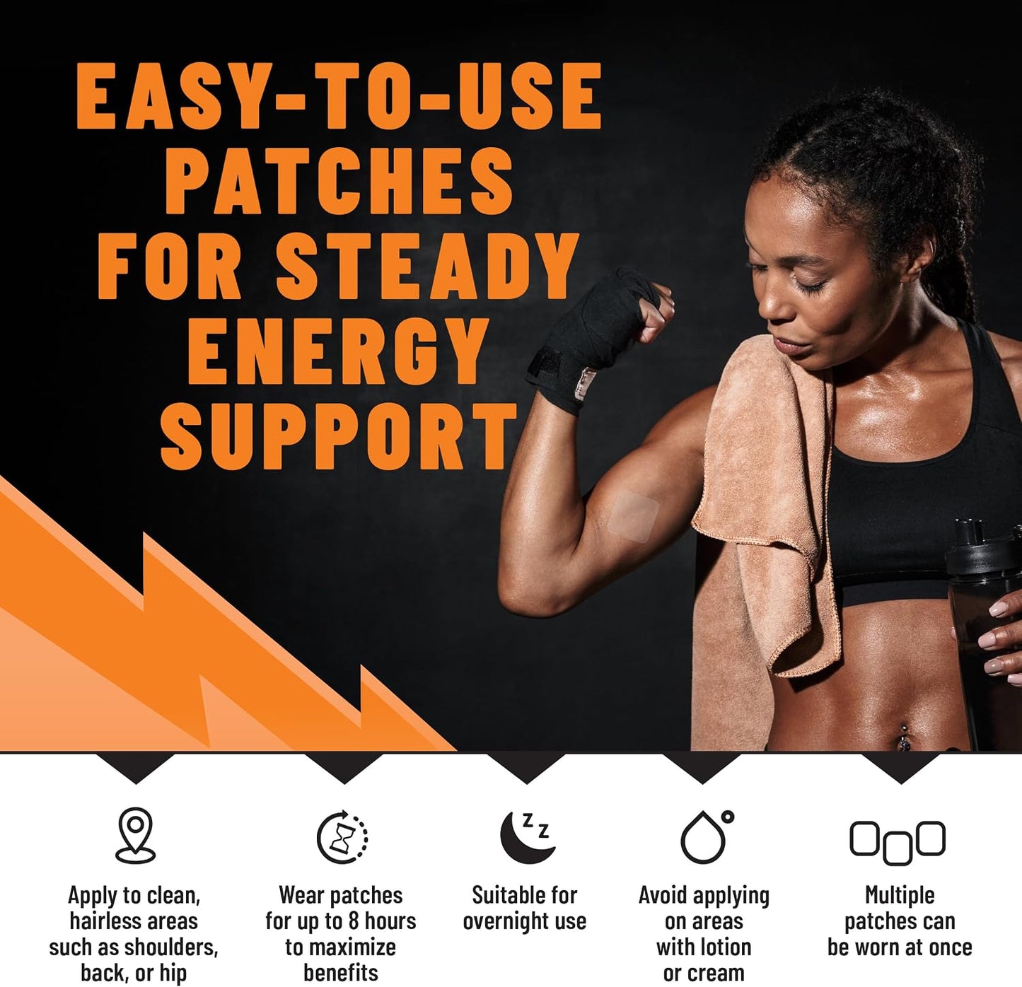 TOLEVITA Vitamin B12 Energy Patches, 36 Count - görsel 5