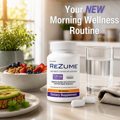 CryoDerm REZUME Tablets - Full Spectrum Inflagan Blend Formula (60 Tablets)