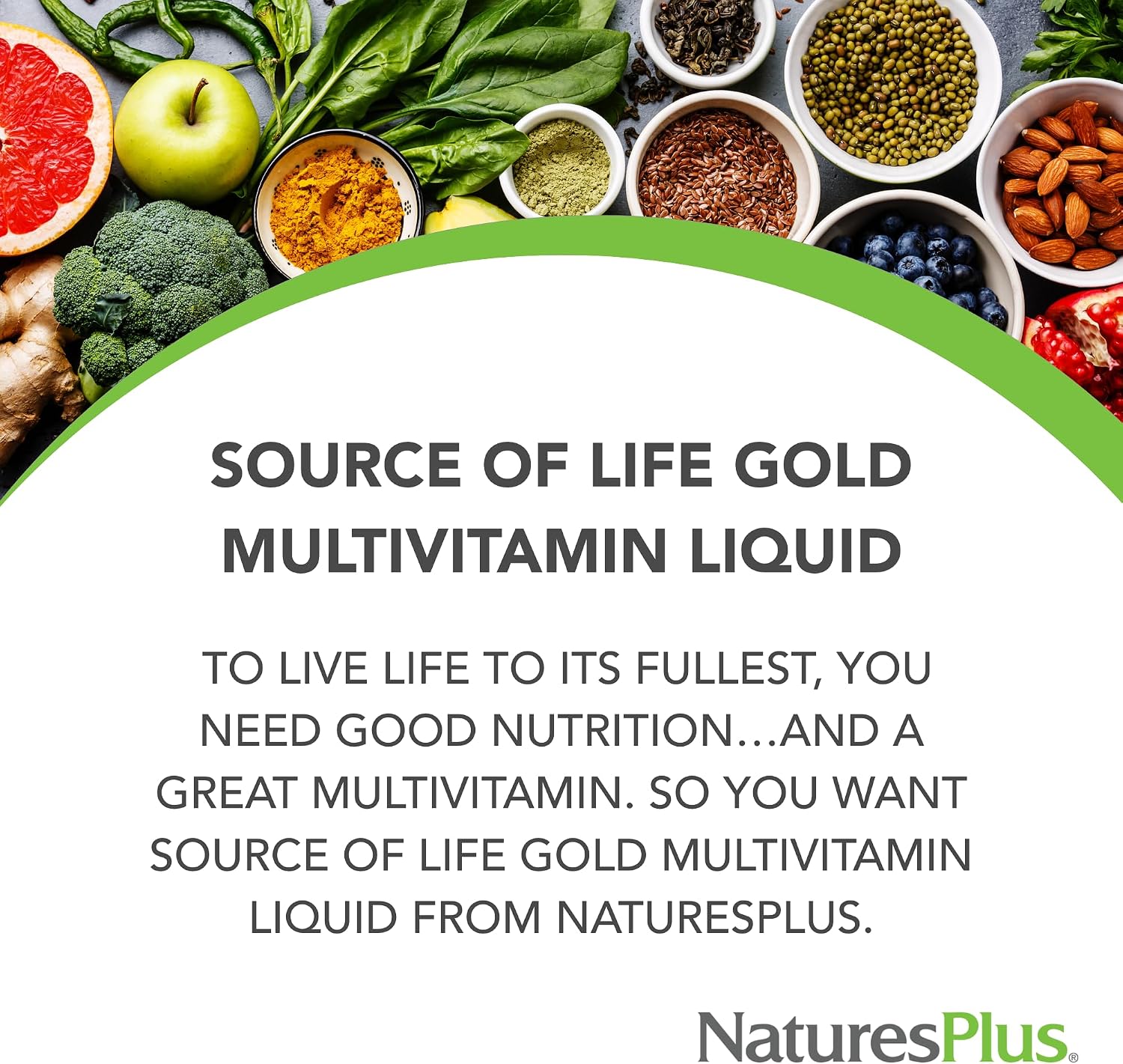 NaturesPlus Source of Life GOLD Multivitamin Liquid - 30 fl oz (30 Servings) - görsel 3