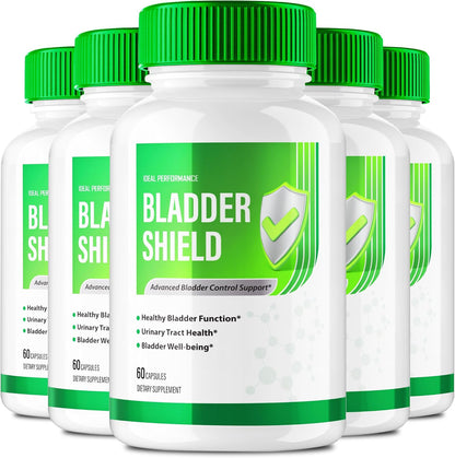 Bladder Shield Capsules – Advanced Bladder Support Supplement (5 Pack)